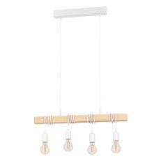 Závěsné svítidlo TOWNSHEND E27 bílá/devo 4X60W IP20 EGLO 43704