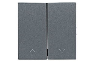 Kryt spínačů a ovladačů dvojitý, symbol šipky, antracit SCHRACK EV112012--