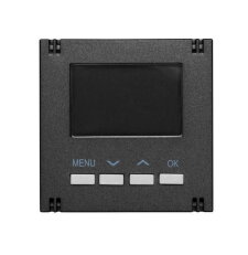 Kryt termostatu pro topení/chlazení, digitální, antracit SCHRACK EV113062--
