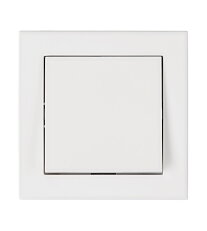 Set přístroje ovládače (tlačítko) 0/1, bezšroub.svorky, bílý SCHRACK EV106019B-