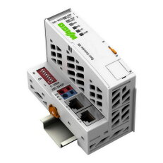 Procesorový modul Basic 100, 2× Ethernet, ECO, Světle šedá WAGO 750-8000