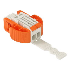 1vodičová pružinová svorkovnice, Páčka, Push-in CAGE CLAMP, Světle šedá