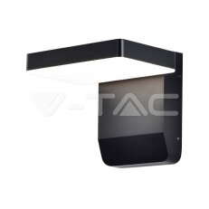 17W LED Wall Light Black Body Square 4000K IP65, VT-11020 V-TAC SKU2945