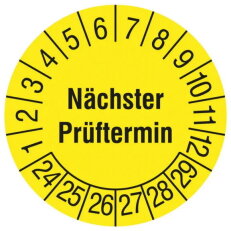 Sada zkušebních plaket 2024-2029 (108 ks) CIMCO 182769