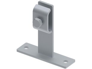 Držák vedení na podstavci L-60 na drát 8/10mm, materiál StZn GROMTOR 313012