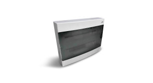 PNS 2x24T plast průhl. dveře IP40