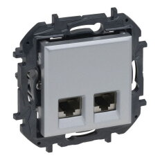 NILS-2XRJ45 C6A UTP HLINÍK LEGRAND 863368B
