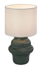 Stolní lampa GLIMO zelená E14 1x MAX 40W IP20 RABALUX 74059