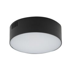 LID round LED 15W black 4000K