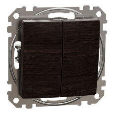 Přepínač sériový ř.5, Wenge,Sedna Design/Elements SCHNEIDER SDD181105U