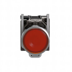 Schneider xB4BW35M5 Ovládač stiskací prosvětlený,lícující,1 Z+1V,230-240V,žlutý