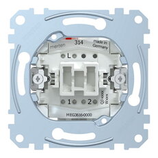 Sřídavý přepínč, Merten, řazení 6, 1pól, 16AX, 250V AC, bezšroubové MEG3616-0000