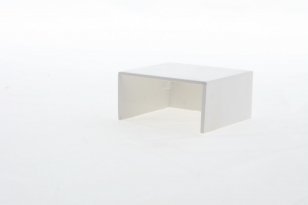 Koncovka 30x15mm, bílá MALPRO 63015