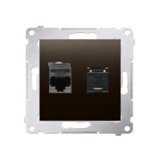 D62.01/46 Dvojitá počítačová zásuvka RJ4