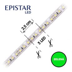 4730794-60 LED pásek 120LED/m,3528,IP20,zelená,12V,5m FKLP-12/3528/120-IP20-G