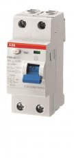F202AC-40/0,5 proudový chránič dvojpólový 40 A 500 mA AC ABB 2CSF202001R4400