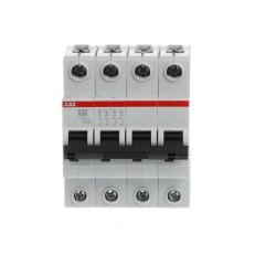 S204-B80 4 fázový jistič 80A char. B 6kA ABB 2CDS254001R0805