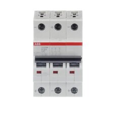 S203M-K6UC Jistič 3p 6A char. K ABB 2CDS273061R0377