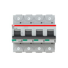 S804N-D32 jistič 4P char. D 32A s klecovou svorkou 36kA ABB 2CCS894001R0321