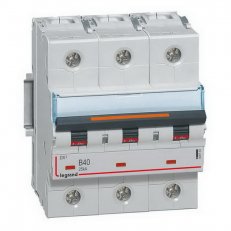 DX3 JISTIČ, 3 PÓLOVÝ, CHAR. B,40A 25KA LEGRAND 409733