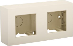 Set na povrchovou montáž 2-násobný-CREAM NIKO 100-80200