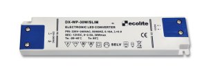 Elektronické trafo 230V-12V,2.5A,30W, 1,6mm,IP20 ECOLITE DX-WP-30W/SLIM
