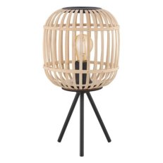 Stolní svítidlo BORDESLEY 1xE27 černá/dřevo 28W IP20 EGLO 43218