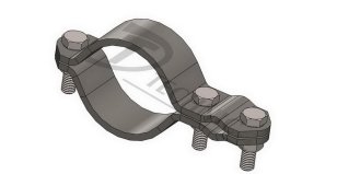 ST 08 Svorka na vodovodní potrubí - 3'' DT TECHNIC 103240