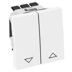 OBO RS-BS RW1 Roletový spínač 10 A 250 V čistě bílá Polykarbonát PC
