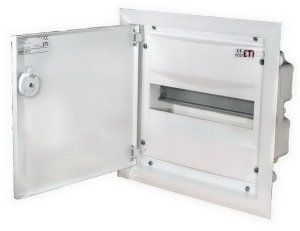 Zapuštěná rozvodnice s plechovými dvířky ERP12-1 12M (1x12) IP40 ETI 001101200