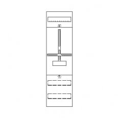 1ZF21 modul pro 1 elektroměr ABB 2CPX033511R9999