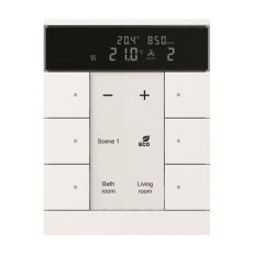 ABB KNX Tenton prvek ovládací 6nás s ovl. HVAC, CO2 mechová bílá SBC/U6.0.1-884