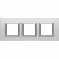 Legrand HA4802M3HVSA BTAX Rámeček2+2+2 HOR. SKLO MATNÉ