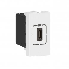 MOSAIC USB-C NABÍJEČKA 1,5A 1MODULOVÁ BÍLÁ LEGRAND 077589
