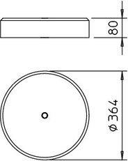 OBO F-FIX-S16 Podstavec, pro FangFix, 16kg, beton, BET