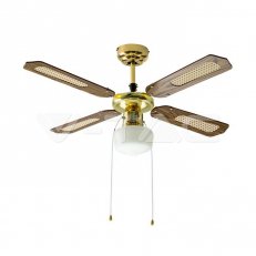 1*E27 LED Ceiling Fan  4 Blades 50W AC M