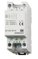 Instalační stykač AMPARO 25 A, 4Z (4NO) kontakty, 230 V AC SCHRACK BZ326461ME