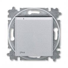 ABB LEVIT M Zásuvka s kolíkem clonky IP44 titanová/kouř. černá 5519H-A02997 70