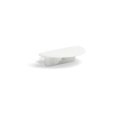 Záslepka s otvorem KLUŚ MICRO-LNK-OTW pro AL profil, bílá /24443/ C24427C10TW
