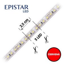 LED pásek 120LED/m, 3528, IP20, červená, 12V, š.8, 5m FK TECHNICS 4730764-63