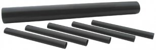 ZID5-M new Smršťovací trubice pětižilová 5x1,5 až 5x6mm2 / 5 žil v černé barvě
