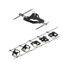 MacII Wire Set max5x10W GU5.3 Black matt