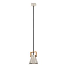 Závěsné svítidlo CAWTON 1xE27 matná ocel/rustikal 1X40W IP20 EGLO 43951