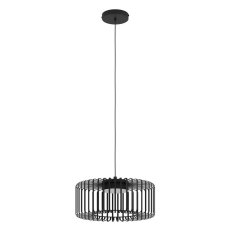 Závěsné svítidlo GINESTRONE-Z LED-ZIG-RGB/CCT černá/bílá 22W EGLO 900723