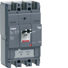 Kompaktní jistič h3+ x630 TM 25 kA, 3-pólový, In 250 A HAGER HHJ250DR