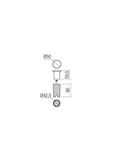 Zápustné svítidlo XPI INCAS LED SMD 2.3W IP65 SB 3000K REDO 90043
