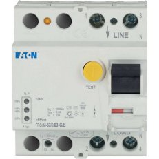 Digitální proudový chránič 10kA FRCdM-63/2/03-G/B 2pól 0,3A 63A EATON 302640