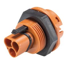 vidlice vestavná gesis RST, 2-pól, pružinové svorky, M25, hnědá