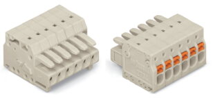 Pružinová svorka Push-in CAGE CLAMP světle šedá 1,5mm2 13pól. WAGO 2734-113