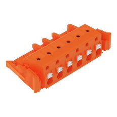 Pružinová svorka CAGE CLAMP oranžová 2,5mm2 6pól. oranžová WAGO 2231-706/037-000